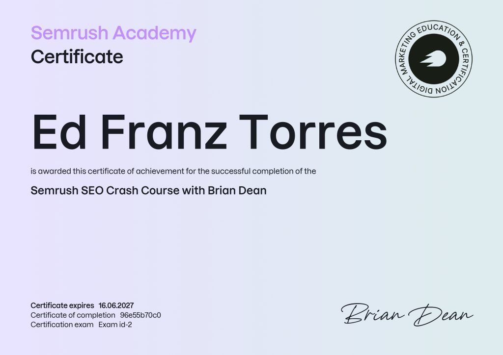semrush cert page 0001